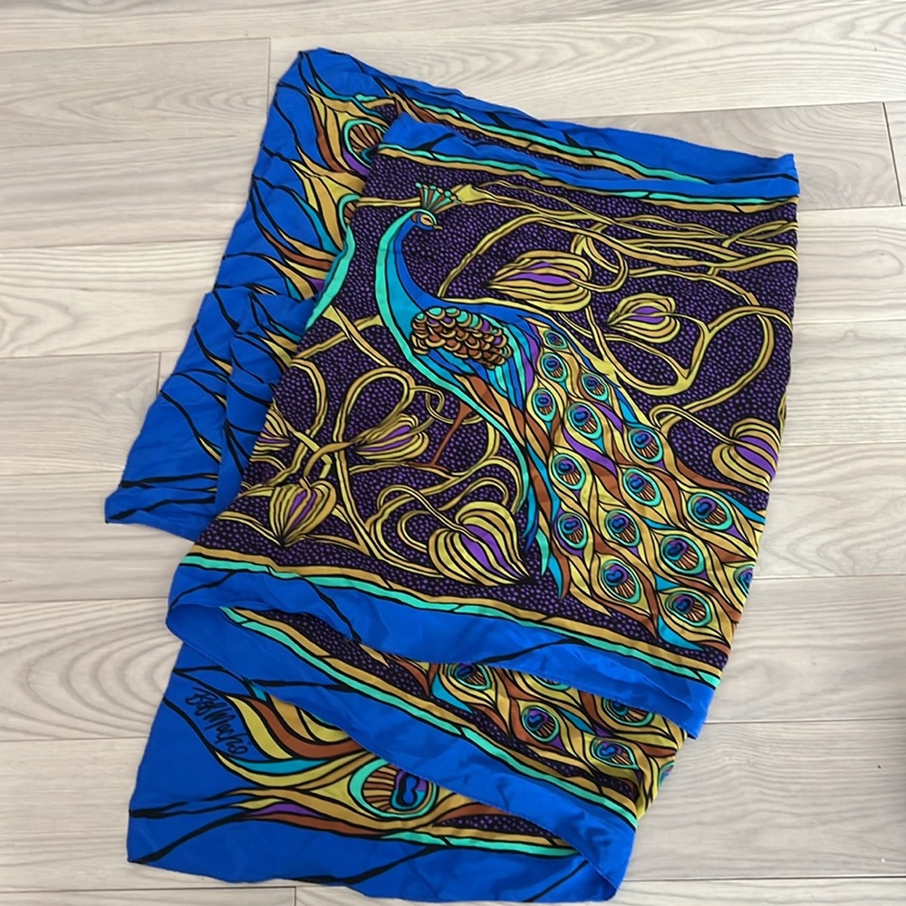 Bob Mackie 100% Silk Scarf